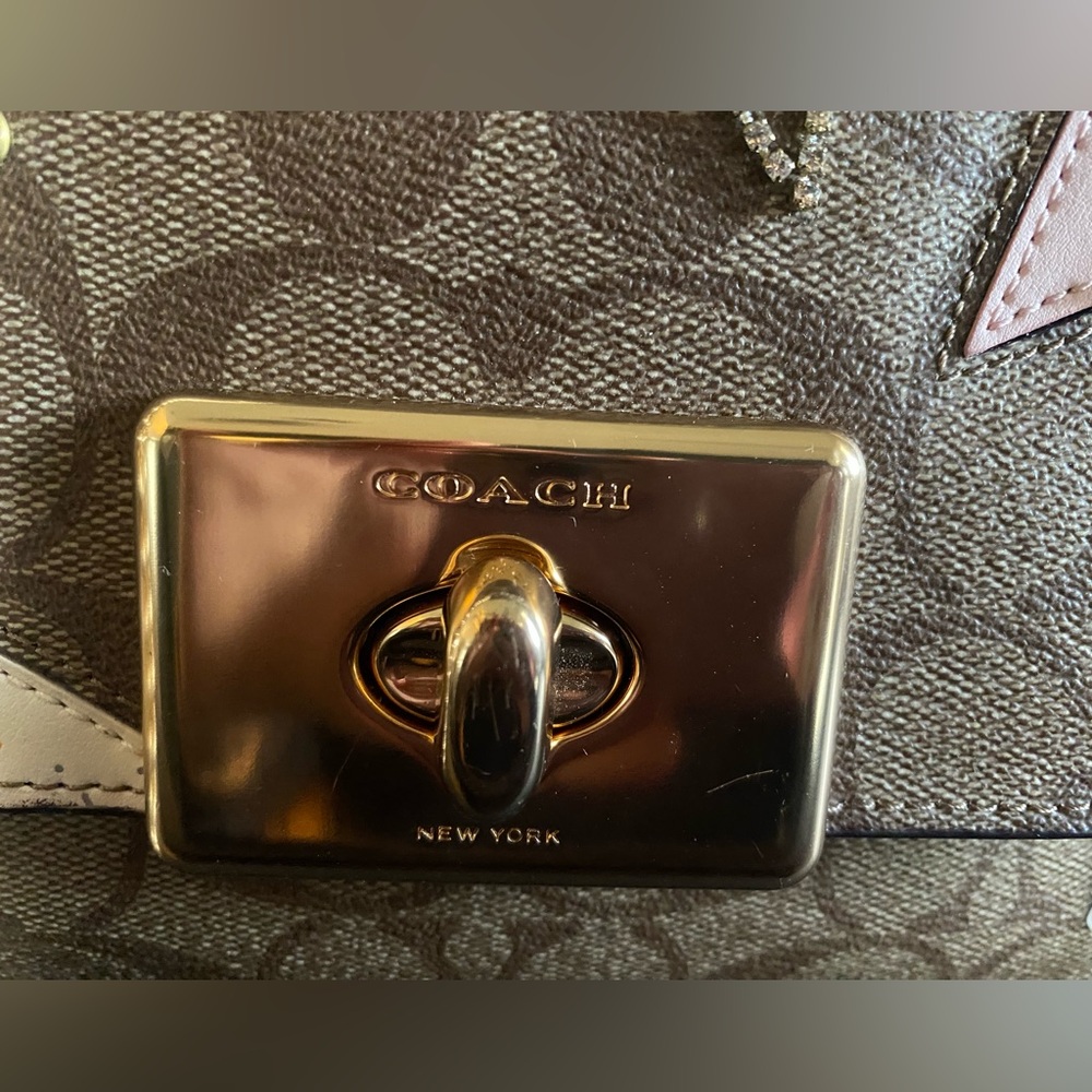 Coach Cassidy Crossbody in Signature Canvas with Star Patchwork NWT - Picture 14 of 16